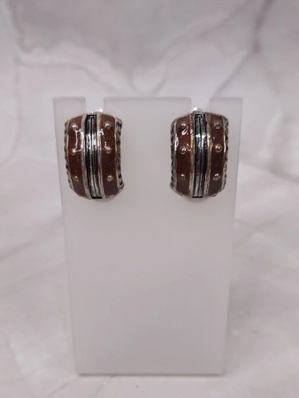So Rachel By Longaberger Clip-On Hoop Earrings